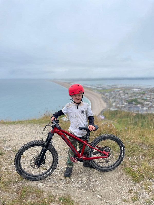 Winston and his bike